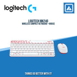 LOGITECH WIRELESS COMPACT KEYBOARD + MOUSE MK240