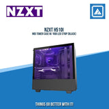 NZXT H510I MID TOWER CASE W/ RGB LED STRIP (BLACK)
