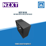 NZXT H510I MID TOWER CASE W/ RGB LED STRIP (BLACK)
