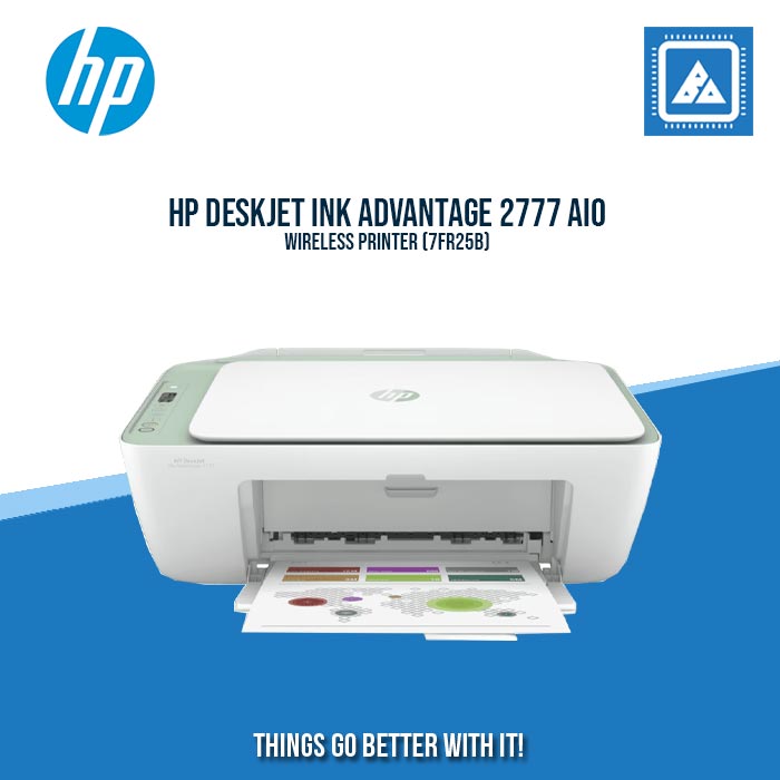 HP DESKJET INK ADVANTAGE 2777 AIO WIRELESS PRINTER (7FR25B)