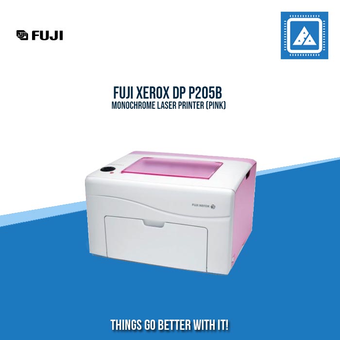 FUJI XEROX DP P205B MONOCHROME LASER PRINTER (PINK)