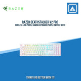 RAZER DEATHSTALKER V2 PRO WIRELESS LOW-PROFILE GAMING KEYBOARD (PURPLE SWITCH) WHITE