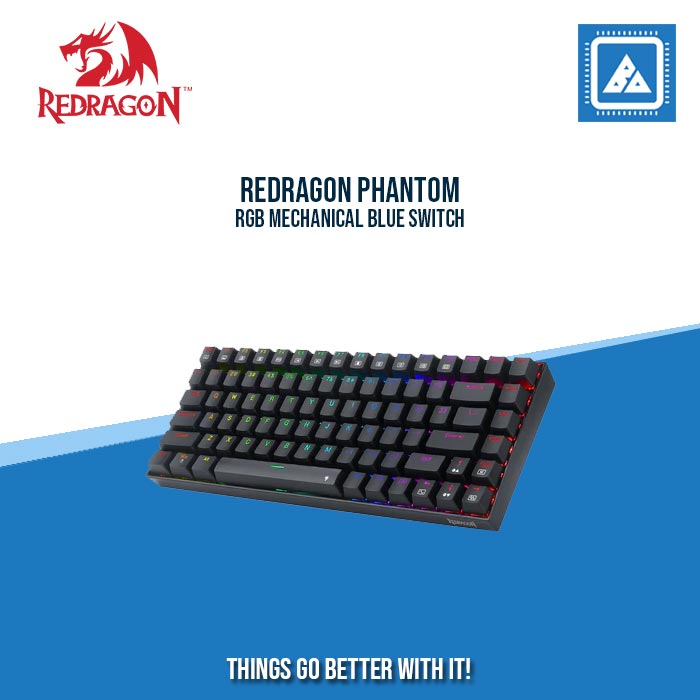 REDRAGON PHANTOM RGB MECHANICAL BLUE SWITCH