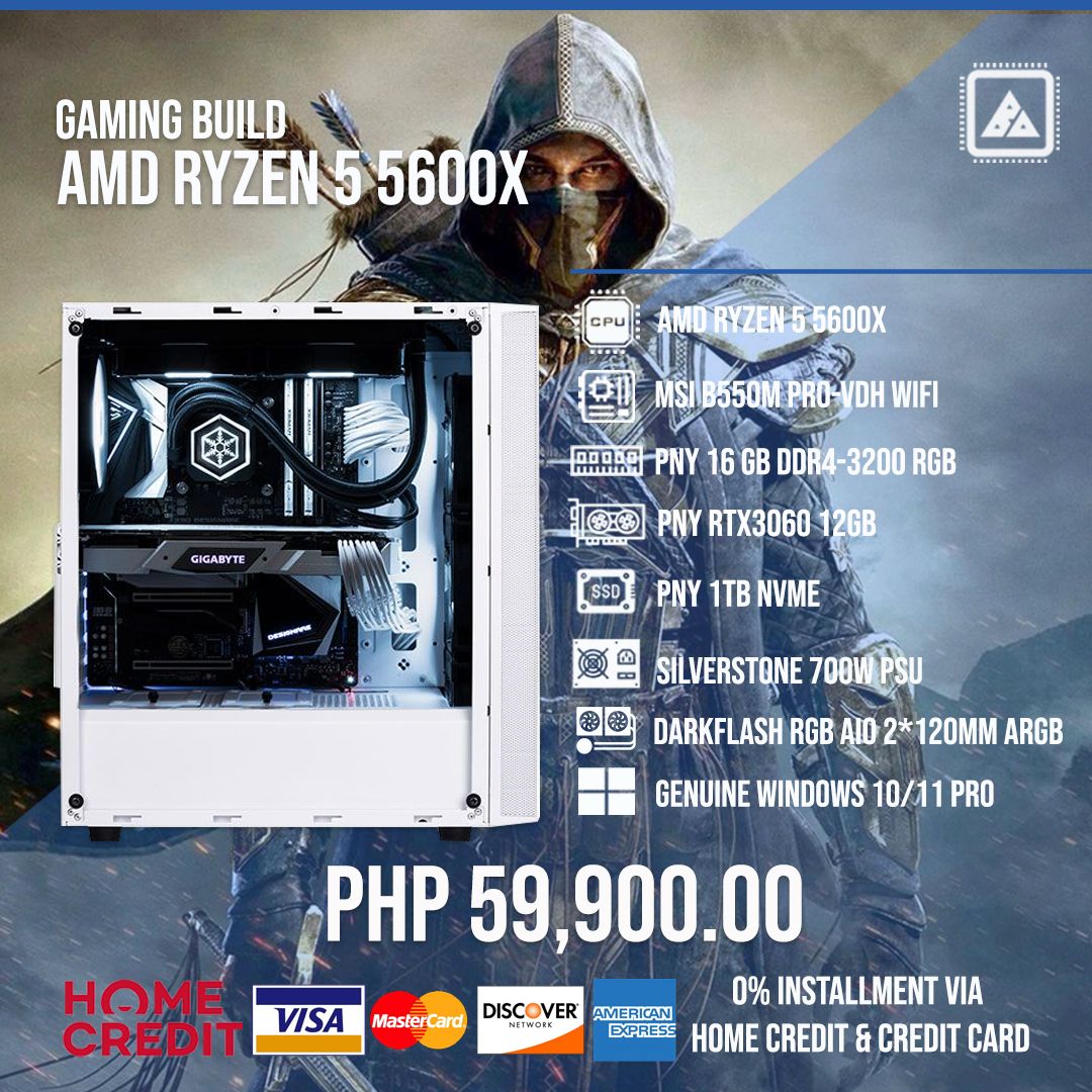 AMD RYZEN 5 5600X Gaming Build V.2