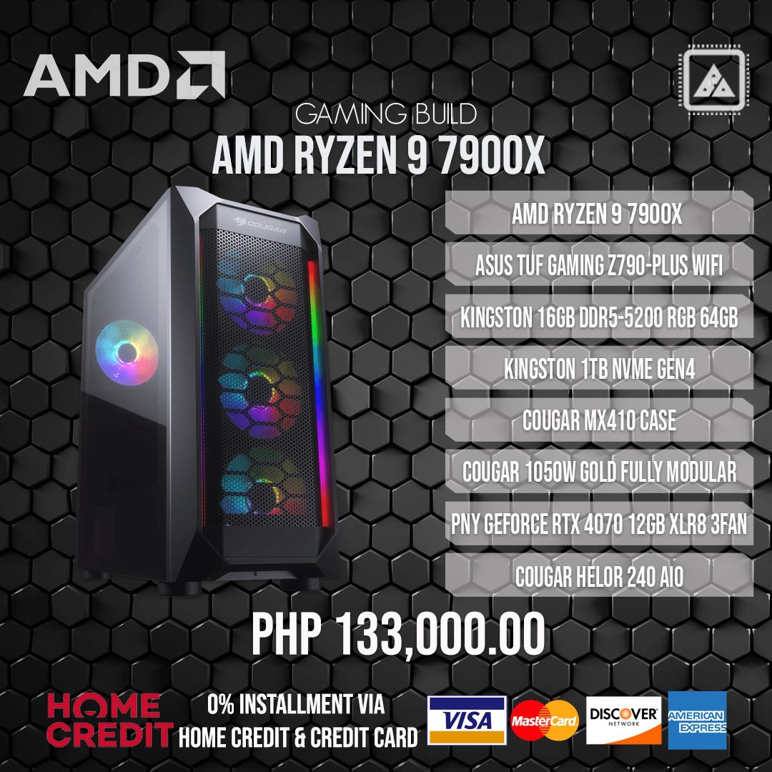 AMD RYZEN 9 7900X with RTX 4070 Gaming Build V.2