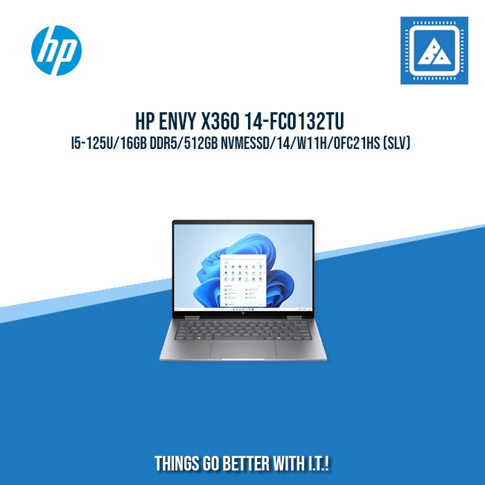 HP ENVY x360 14-FC0132TU i5-125U/16GB DDR5/512GB NVMeSSD | BEST FOR STUDENTS AND FREELANCERS