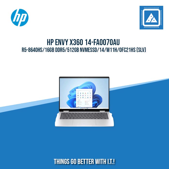 HP ENVY x360 14-FA0070AU R5-8640HS/16GB DDR5/512GB NVMeSSD | BEST FOR STUDENTS AND FREELANCERS LAPTOP