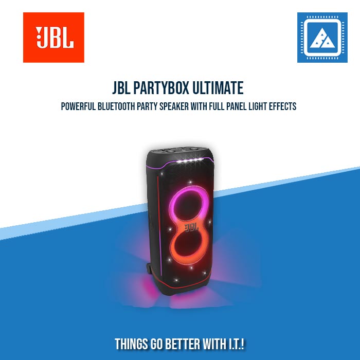 JBL PARTYBOX ULTIMATE PORTABLE BLUETOOTH SPEAKER (BLACK)