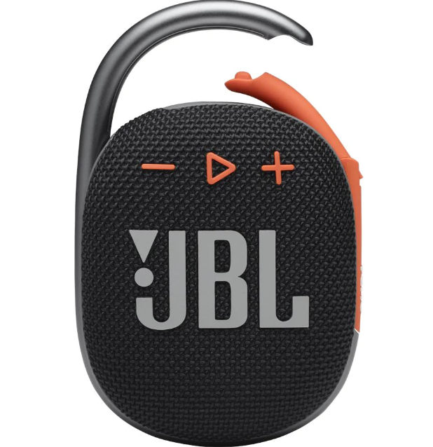 JBL CLIP4 PORTABLE BLUETOOTH SPEAKER (BLACK ORANGE)