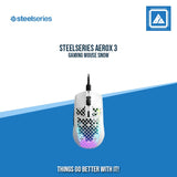STEELSERIES AEROX 3 GAMING MOUSE ONYX|SNOW
