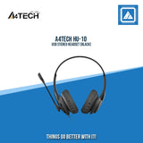 A4TECH HU-10 USB STEREO HEADSET (BLACK)
