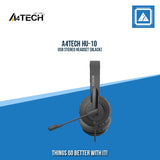 A4TECH HU-10 USB STEREO HEADSET (BLACK)