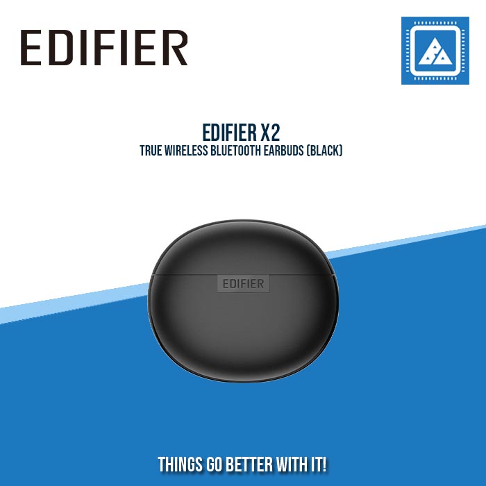 EDIFIER X2 TRUE WIRELESS BLUETOOTH EARBUDS (BLACK)