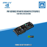 PNY GEFORCE RTX4070 (VCG407012TFXXPB1) 12GB TRIPLE FAN XLR8 ARGB