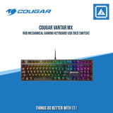 COUGAR VANTAR MX MECHANICAL GAMING KEYBOARD RED SWITCH