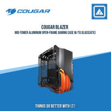 COUGAR BLAZER ALUMINUM OPEN-FRAME GAMING MID TOWER CASE