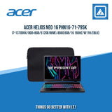 ACER HELIOS NEO 16 PHN16-71-795K I7-13700HX/8GB+8GB/512GB NVME/4060 8GB | BEST FOR GAMING AND AUTOCAD LAPTOP