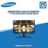 SAMSUNG ODYSSEY G50A LS27AG500PEXXP 27" QHD IPS GAMING MONITOR 165HZ WLMNT (HDMI, DP)