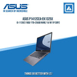 ASUS P1412CEA-EK1325X I5-1135G7/8GB/1TB+256GB NVME | BEST FOR STUDENTS AND FREELANCERS LAPTOP
