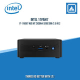 INTEL 11PAHI7 (CORE I7-1165G7) NUC KIT 2XDDR4-3200 SDM/2.5/M.2 (HDMI, USB-C, MINI DP)