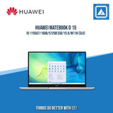 HUAWEI MATEBOOK D 15 I5-1155G7/16GB/512GB SSD/15.6/W11H (SLV) | BEST FOR STUDENTS AND FREELANCERS