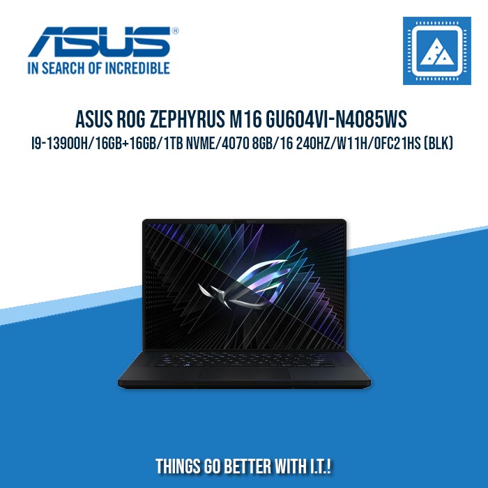 ASUS GU604VI-N4085WS I9-13900H/16GB+16GB/1TB NVME/4070 8GB | BEST FOR GAMING AND AUTOCAD LAPTOP