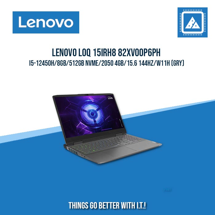 LENOVO LOQ 15IRH8 82XV00P6PH I5-12450H/8GB/512GB NVME/2050 4GB | BEST FOR GAMING AND AUTOCAD LAPTOP