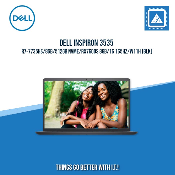 DELL INSPIRON 3535 R7-7730U/8GB+8GB/512GB NVME | BEST FOR STUDENTS AND FREELANCERS LAPTOP