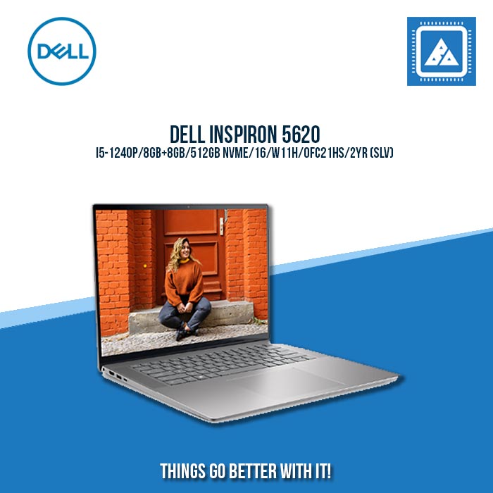DELL INSPIRON 5620 I5-1240P/8GB+8GB/512GB NVME/MX570 2GB | BEST FOR STUDENTS AND FREELANCERS LAPTOP