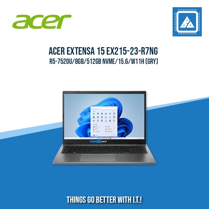 ACER EXTENSA 15 EX215-23-R7NG R5-7520U/8GB/512GB NVME | BEST FOR STUDENTS AND FREELANCERS