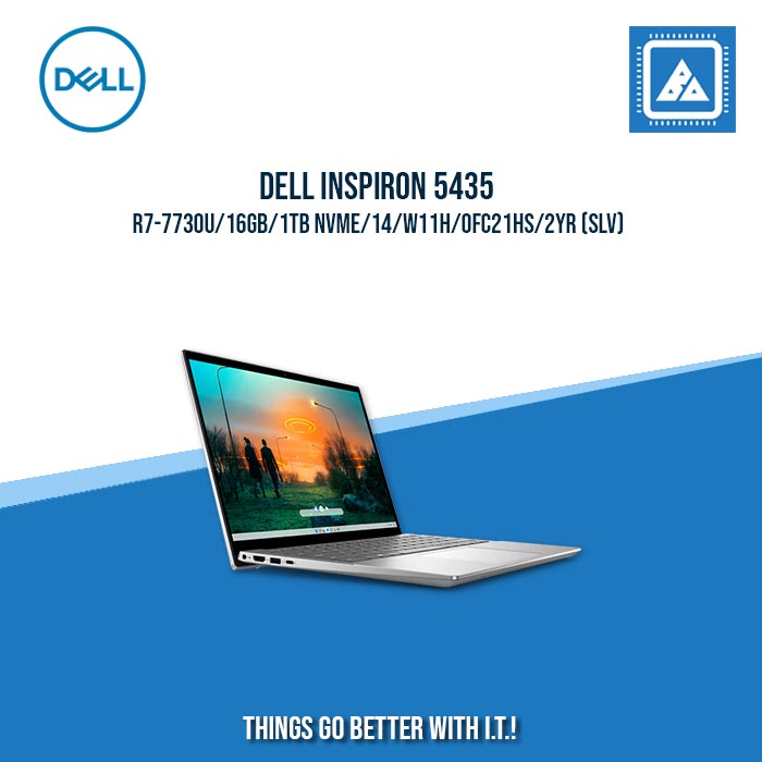 DELL INSPIRON 5435 R7-7730U/16GB/1TB NVME | BEST FOR STUDENTS AND FREELANCERS LAPTOP