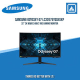 SAMSUNG ODYSSEY G7 LC32G75TQSEXXP 32" 2K WQHD 240HZ 1MS GAMING MONITOR