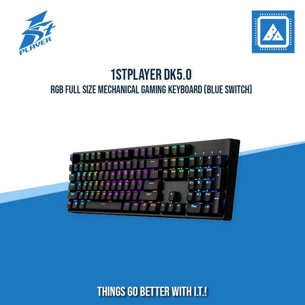 1STPLAYER DK5.0 RGB FULL SIZE MECHANICAL GAMING KEYBOARD (BLUE SWITCH ...