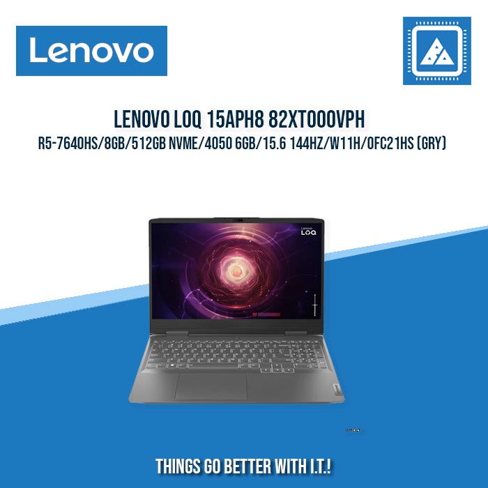 LENOVO LOQ 15APH8 82XT000VPH R5-7640HS/8GB/512GB NVME/4050 6GB | BEST FOR GAMING AND AUTOCAD LAPTOP
