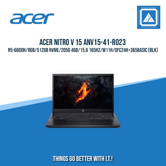 ACER NITRO V 15 ANV15-41-R023 R5-6600H/8GB/512GB NVME [ BEST FOR STUDENTS ]