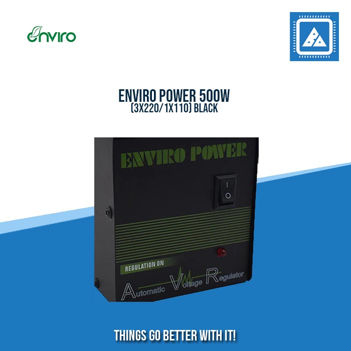 ENVIRO POWER 500W (3X220/1X110) BLACK