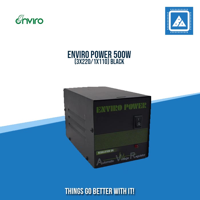 ENVIRO POWER 500W (3X220/1X110) BLACK