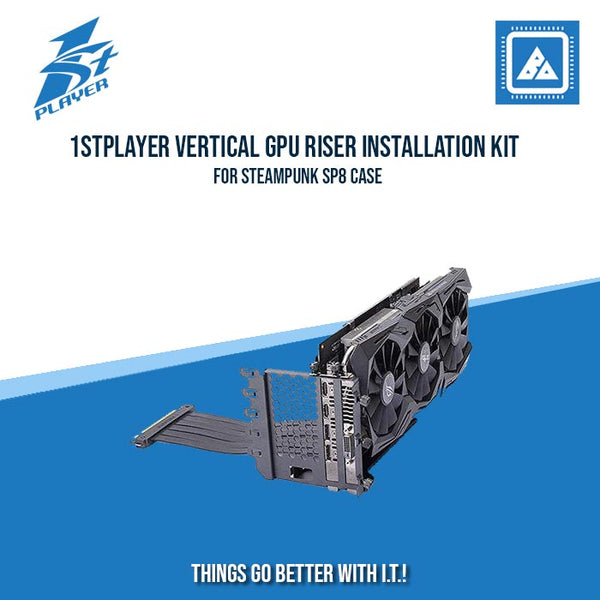 1STPLAYER VERTICAL GPU RISER INSTALLATION KIT FOR STEAMPUNK SP8 CASE ...