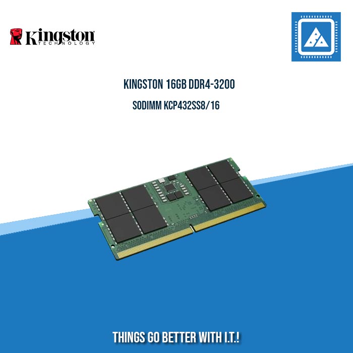 KINGSTON 16GB DDR4-3200 SODIMM KCP432SS8/16