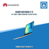 HUAWEI MATEBOOK D 15 I5-1155G7/16GB/512GB SSD/15.6/W11H (SLV) | BEST FOR STUDENTS AND FREELANCERS