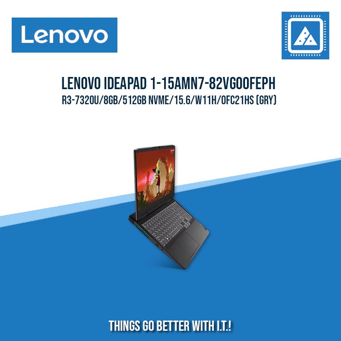 LENOVO IDEAPAD 1-15AMN7-82VG00FEPH R3-7320U/8GB/512GB NVME | BEST FOR STUDENTS LAPTOP
