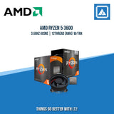 AMD RYZEN 5 3600 3.6GHZ 6CORE | 12THREAD (AM4) W/FAN | TRAY TYPE