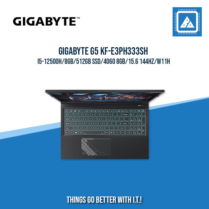 GIGABYTE G5 KF-E3PH333SH I5-12500H/8GB/512GB SSD/4060 8GB | BEST FOR GAMING AND AUTOCAD LAPTOP