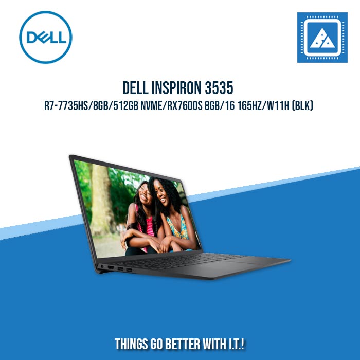 DELL INSPIRON 3535 R7-7730U/8GB+8GB/512GB NVME | BEST FOR STUDENTS AND FREELANCERS LAPTOP