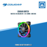 COUGAR VORTEX RGB FCB 120MM HDB COOLING FAN
