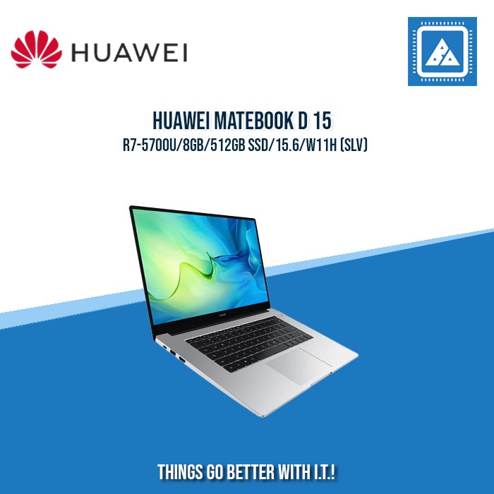 HUAWEI MATEBOOK D 15 R7-5700U/8GB/512GB SSD/ | BEST FOR STUDENTS AND FREELANCERS