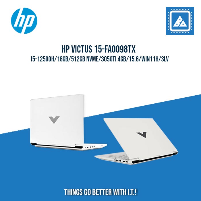 HP VICTUS 15-FA0098TX (79J58PA) I5-12500H/16GB(2x8gb)/512GB NVMe/3050Ti 4GB | BEST FOR GAMING AND AUTOCAD LAPTOP