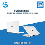 HP VICTUS 15-FA0098TX (79J58PA) I5-12500H/16GB(2x8gb)/512GB NVMe/3050Ti 4GB | BEST FOR GAMING AND AUTOCAD LAPTOP