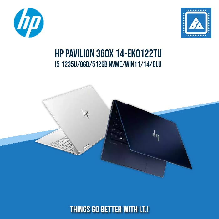 HP PAVILION 360X 14-EK0122TU/i5-1235U/8GB/512GB NVMe | BEST FOR STUDENTS AND FREELANCERS