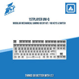 1STPLAYER UNI-Q MODULAR MECHANICAL GAMING KB DIY KIT / NO KEYS & SWITCH